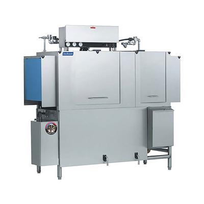 Jackson High Temp Conveyor Dishwasher - 255 Racks/hr, Conveyor Type, High Temp Sanitizing, Stainless Steel, 208v/3ph, AJX-66CE