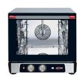 Axis AX-514RH Half-Size Countertop Convection Oven, 208 240v/1ph, Manual Controls w/ Humidity, Stainless Steel