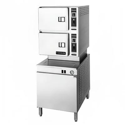 Cleveland 24CGM200 LP (6) Pan Convection Commercial Steamer - Cabinet, Liquid Propane, Stainless Steel, Gas Type: LP