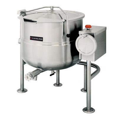 Cleveland KDL-80-T 80 gal Steam Kettle - Manual Tilt, 2/3 Jacket, Direct Steam, Tilting, 80-Gallon Capacity, Stainless Steel