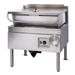 Cleveland SEL40TR DuraPan 40 gal. Tilt Skillet - Open Base, Measurement Marks, Strainer, 208v/1ph, Stainless Steel