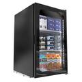 Kool-It LX-6RB 21" Countertop Refrigerator w/ Front Access - Swing Door, Black, 115v