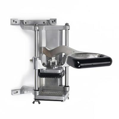 Nemco 55450-3 Food Cutter w/ 1/2" Cut, Short Throw Handle & Wall Or Countertop Mount, Silver