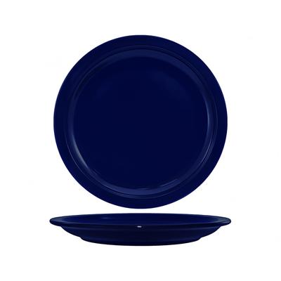 ITI CAN-7-CB 7 1/4" Round Cancun Plate - Ceramic, Cobalt Blue