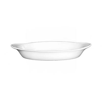 ITI WRO-12-EW 12 oz. Oval, Rarebit - Porcelain, European White