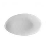 CAC RCN-EP13 Egg Shaped Platter - 11 1/2" x 6 3/4", Porcelain, Super White