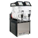 Crathco FROSTY 2 Frozen Drink Machine w/ (2) 3 1/5 gal Bowls, 15 4/5"W, 115v, (2) 3.2-gal. Bowls, Black