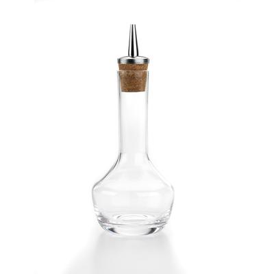 Barfly M37089 3 oz Bitters Bottle w/ Stainless/Cork Dasher, Clear