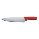 Dexter Russell S145-8R-PCP SANI-SAFE 8" Chef's Knife w/ Polypropylene Red Handle, Carbon Steel, 8" High-Carbon Steel Blade, Red Polypropylene Handle