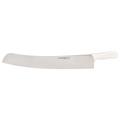 Dexter Russell S160-18 SANI-SAFE 18" Pizza Knife w/ White Plastic Handle, Carbon Steel