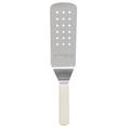 Dexter Russell PS286-8PCP SANI-SAFE 8"x 3" Perforated Turner w/ Polypropylene White Handle, Stainless Steel, Polypropylene Handle, Silver