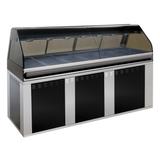 Alto-Shaam EU2SYS-96-SS 96" Full Service Hot Food Display - Curved Glass, 120/208-240v/1ph, Stainless, Silver