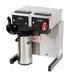 Bloomfield 8792AF Gourmet 1000 Dual Automatic Airpot Brewer w/ Faucet, 120/240V, Pour-Over Option, Silver