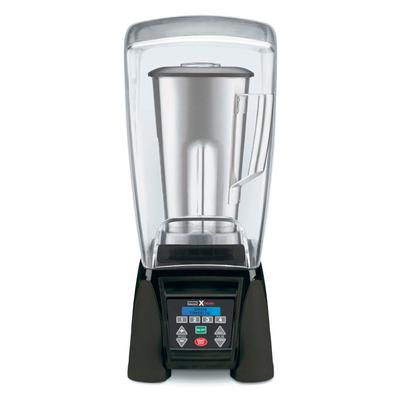 Waring MX1500XTS Countertop Drink Commercial Blender w/ Metal Container, Pre-Programmed, Black, 120 V