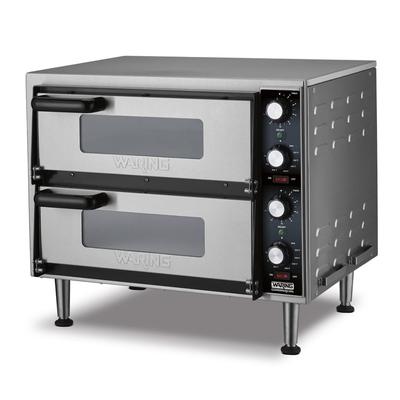 Waring WPO350 Countertop Pizza Oven - Double Deck, 240v/1ph