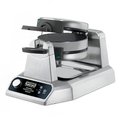 Waring WWCM200 Non-Stick Double Waffle Cone Maker w/ (120) 7" Per Hour, Rotary, 120 V