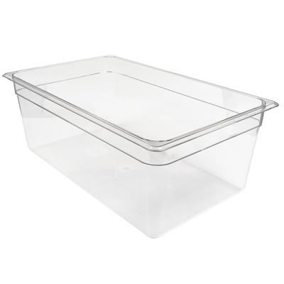Cambro 18CW135 8"D Full Size Food Pan, Clear