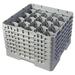 Cambro 20S1114151 Camrack Glass Rack w/ (20) Compartments - (6) Gray Extenders, Soft Gray, 6 Gray Extenders