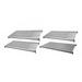 Cambro CBSK1836VS4580 Camshelving Basics Polymer Louvered/Solid Shelf Plate Kit - 18" x 36", Brushed Graphite