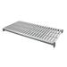 Cambro CBSK1842V1580 Camshelving Basics Polymer Louvered Shelf Plate Kit - 18" x 42", Brushed Graphite, Vented Shelf