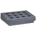 Cambro CR12191 Cutlery Rack Only - 33" x 22 3/4" x 9", Granite Gray, 12 Compartments