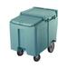 Cambro ICS125LB401 125 lb Insulated Mobile Ice Caddy - Plastic, Slate Blue, Sliding Lid