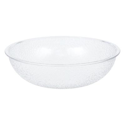 Cambro PSB10176 10" Round Camwear Salad Bowl - 3 1/5 qt Capacity, Pebbled, Clear, Case of 12