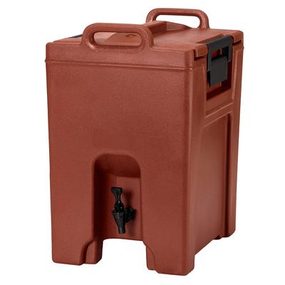Cambro UC1000402 10 1/2 gal Ultra Camtainer Insulated Beverage Dispenser, Brick Red, 10.5 Gallon