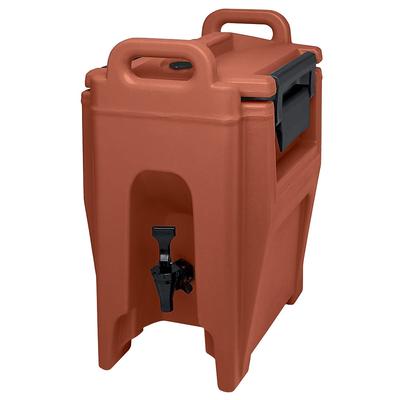 Cambro UC250402 2 3/4 Ultra Camtainer Insulated Beverage Dispenser, Brick Red, 2.75 Gallon