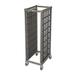 Cambro UPR1826FA40580 25 1/2"W 40 Sheet Pan Rack w/ 1 1/2" Bottom Load Slides, Metal Casters, Assembled, Gray