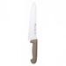 Browne PC12910TN ColorCode Cook's Knife, 10" Rigid Blade, Plastic Handle, Tan, Stainless Steel