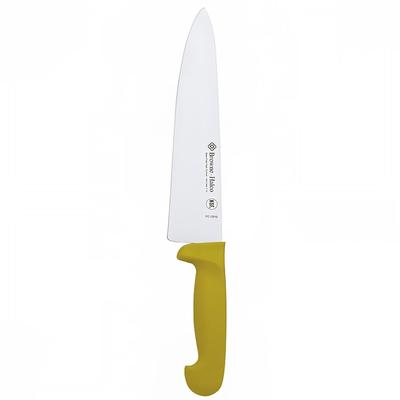 Browne PC12910YL ColorCode Cook's Knife, 10" Rigid Blade, Plastic Handle, Yellow