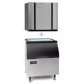 Ice-O-Matic CIM1136FA/B40PS 932 lb Full Cube Commercial Ice Machine w/ Bin - 344 lb Storage, Air Cooled, 208-230v/1ph, Air-Cooled Self-Contained Condenser