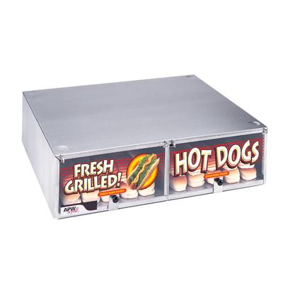 APW Wyott BC-31 Hot Dog Bun Box w/ 100 Bun Capacity, Stainless Steel