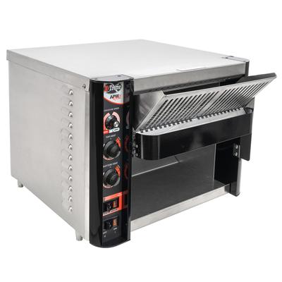 APW XTRM-3 X*Treme Conveyor Toaster - 1050 Slices/hr w/ 1 1/2" Product Opening, 208v/1ph, Electric, 13" x 1.5" Opening, Stainless Steel