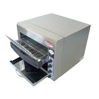 Bakemax BMCT450 Conveyor Toaster - 500 Slices/hr w/ 1 1/2" Product Opening, 220v/1ph, 220 V, Stainless Steel