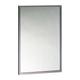 Bobrick B-165 1836 Channel-Frame Mirror, 18" X 36", 430 Stainless, Silver