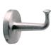 Bobrick B-2116 2 3/4" Round Heavy Duty Clothes Hook w/ Concealed Mounting, Stainless, Satin Nickel, Stainless Steel