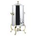 Bon Chef 49005 Roman 5 gal Medium Volume Dispenser Coffee Urn w/ 1 Tank, Chafing Fuel, Silver