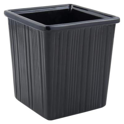 Bon Chef 9504S 3 1/8 qt Space Saver Salad Dressing Crock, Aluminum/Black