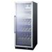 Summit SCR1156CH 24" 1 Section Commercial Wine Cooler w/ (1) Zone - 25 Bottle Capacity, 115v, Black