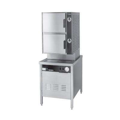 Groen HY-6SG-24 NG 6 Pan Convection Commercial Steamer - Cabinet, Natural Gas, Stainless Steel, Gas Type: NG
