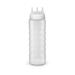 Vollrath 3332-13 32 oz Squeeze Dispenser - Wide Mouth, Clear Cap, Clear