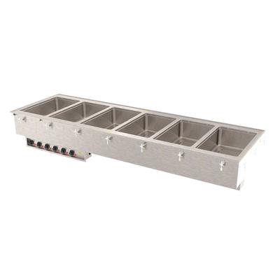 Vollrath 3647610 Drop-In Hot Food Well w/ (6) Full Size Pan Capacity, 240v/1ph, Stainless Steel