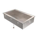 Vollrath 36657 67" Drop-In Cold Well w/ (3) Pan Capacity, Ice Cooled, 3 Pan, Non-Refrigerated, Stainless Steel