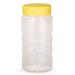 Vollrath 4961-1308 16 oz Dredge w/ Yellow Large Lid, Polyethylene, Clear