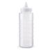 Vollrath 5132-13 32 oz Squeeze Bottle Dispenser - Wide Mouth, Clear Cap, Clear