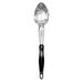 Vollrath 64132 14" Heavy-Duty Perforated Spoon - Black Nylon Handle, Black Handle, Antmicrobial Protection