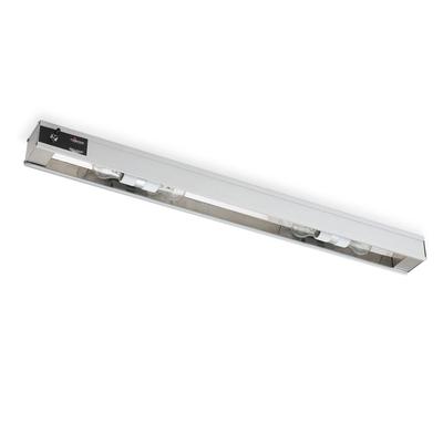 Vollrath 7286902 72" Strip Display Light - (6) 60 Watt Bulb, Built In Toggle Control, 120v, Silver