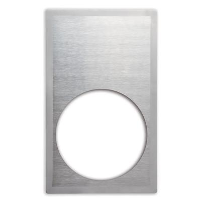 Vollrath 8240716 Miramar Template - 1 Large Round Pan, 12x20" Satin-Finish Stainless